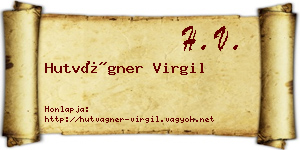 Hutvágner Virgil névjegykártya